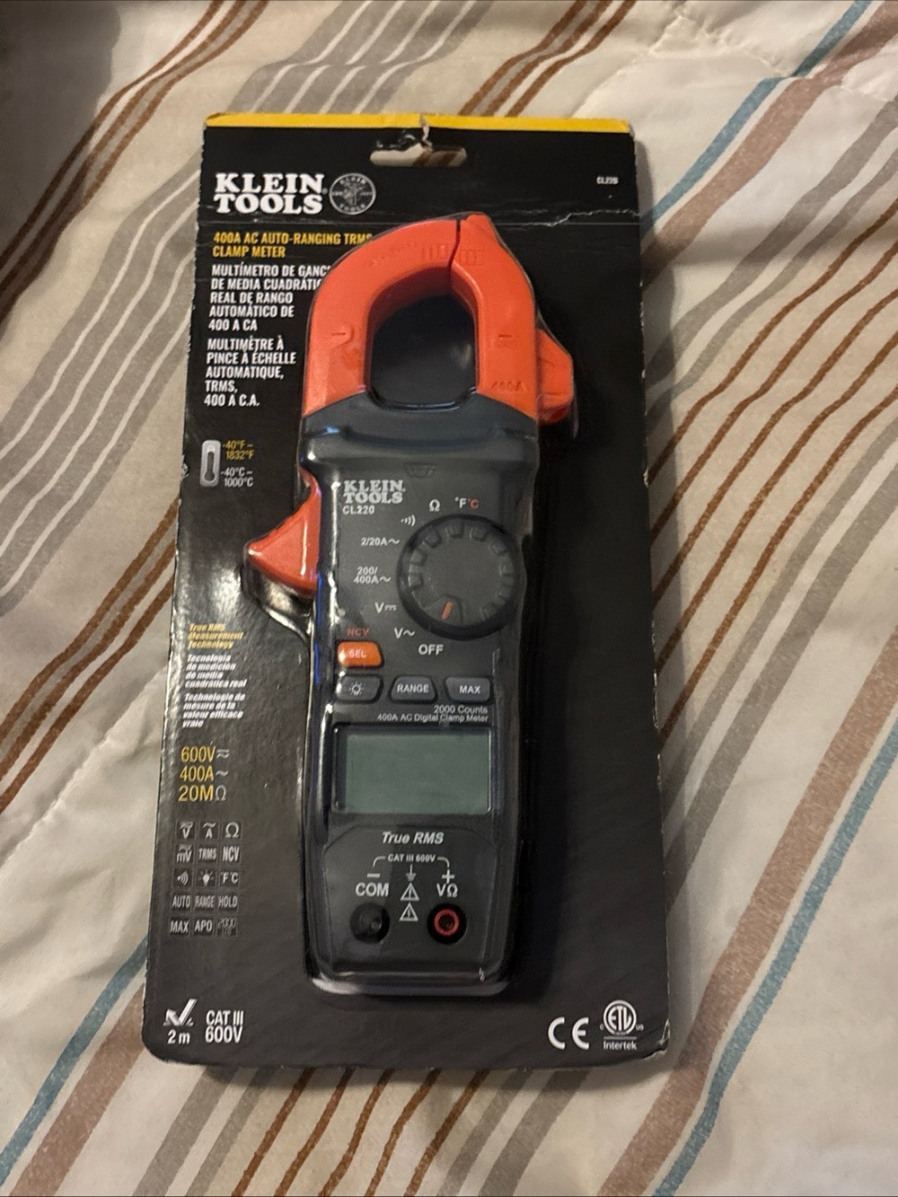 True RMS Clamp Meter - Orange/Black - Picture 3 of 8